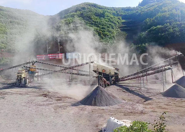 300tph crushing plant is working now